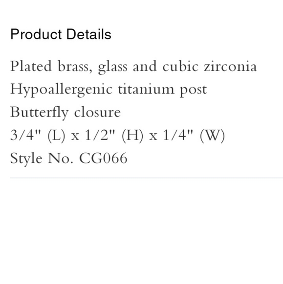 👀50% OFF👀👂🩷 NWT‼️ COACH brand Heart Stone Drop Earrings - Picture 5 of 9